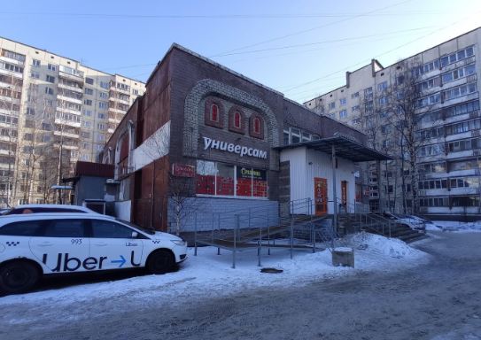 фасад дома, здание по адресу г Санкт-Петербург, пр-кт Энгельса, д 145 к 2